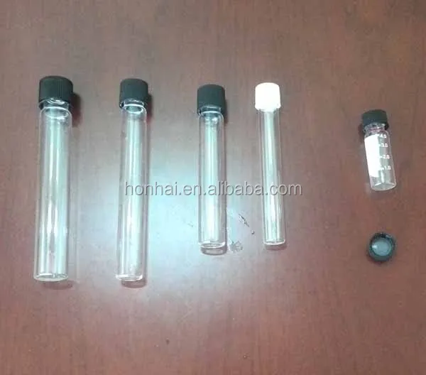 borosilicate threaded culture tube with phenolic cap
