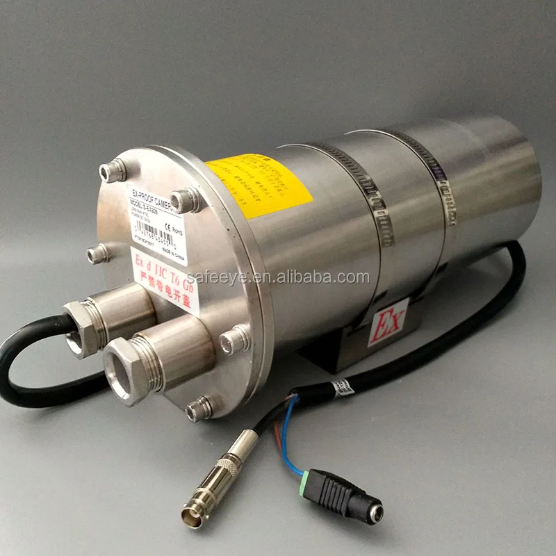 China factory sale 304 316 stainless steel Explosion Proof CCTV Camera & Housing KBA102 Support POE Power supply solar power