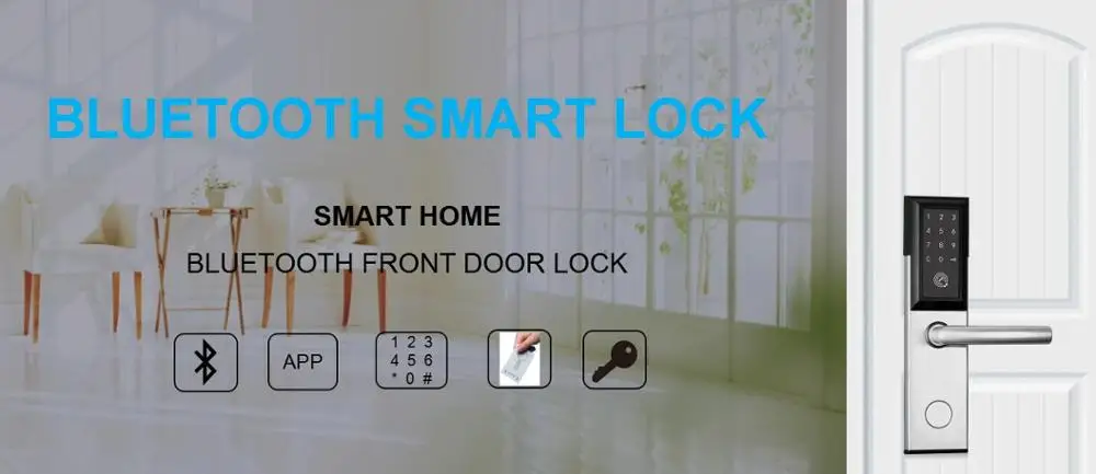 TTLock APP Remote Control Smart Blue--tooth Digital Door Lock Wifi Electronic Door Lock