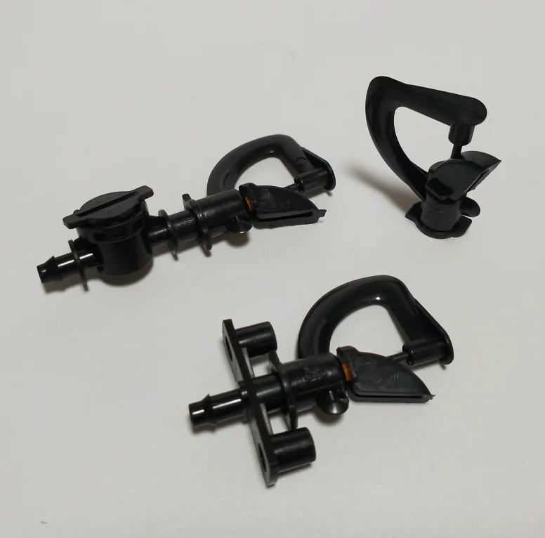 G Type Circle Micro Sprinkler Garden Water Sprinkler Plastic Mist Micro Sprayer Duckbill Wheel Sprinkler Side Swivel Spinner