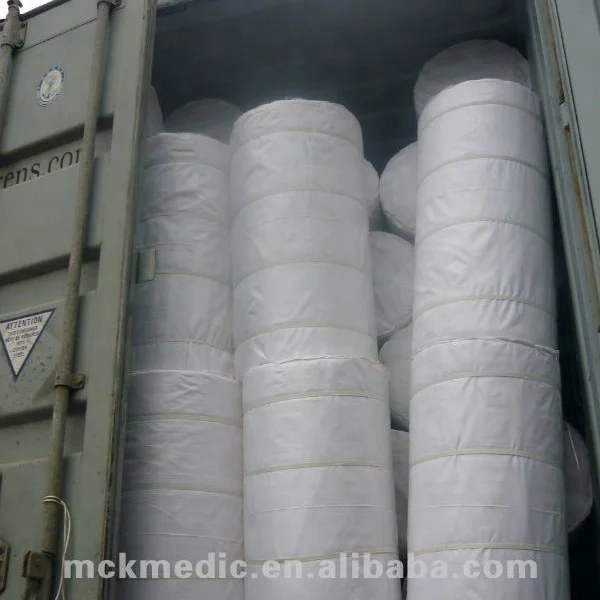 
100%cotton medical absorbent surgical hydrophilic jumbo gauze rolls 