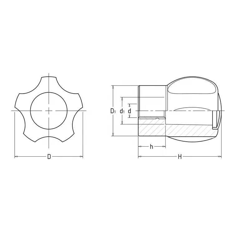 Solid brass cabinet handle plastic furniture hardware