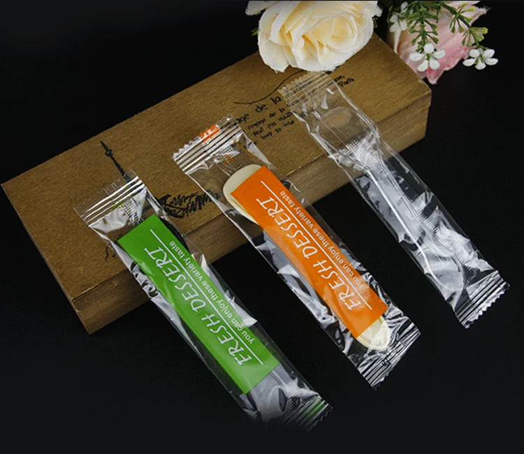 Wholesale Disposable Food Grade Plastic Spoon For Ice Cream Dessert And Yogurt