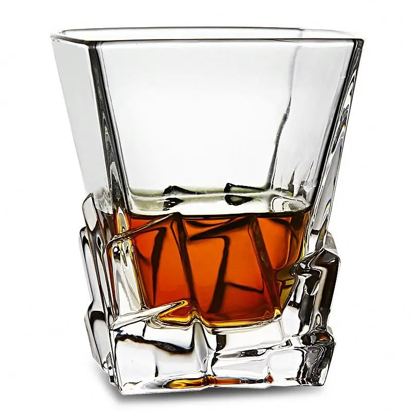 
Unique Whiskey Glasses - Iceberg Collection - Scotch, Liquor or Bourbon Tumblers 