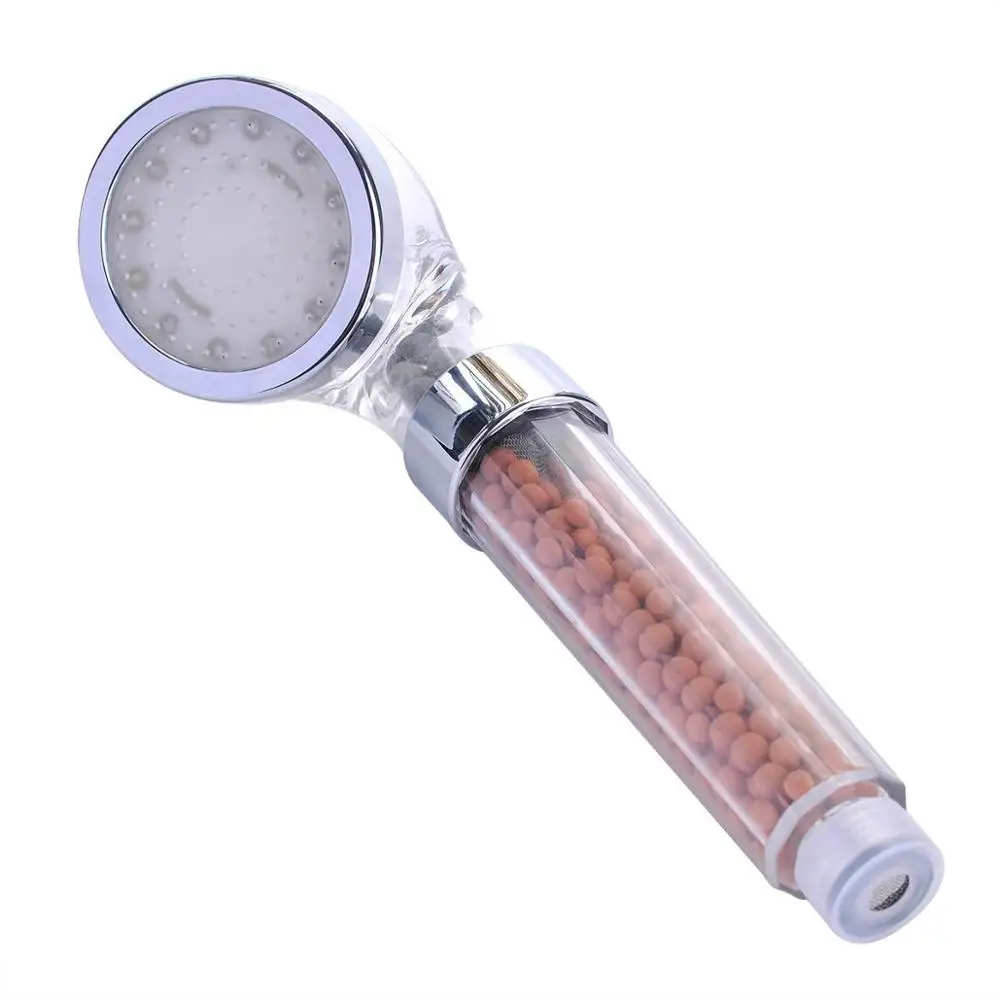 Water Temperature Controlled filterl Stone Increase Pressure  led Shower Head