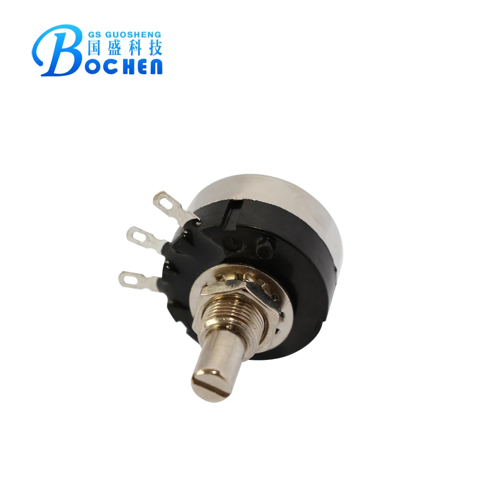 Hot sale RV24 Metal shaft 20mm linear potentiometer for guitar