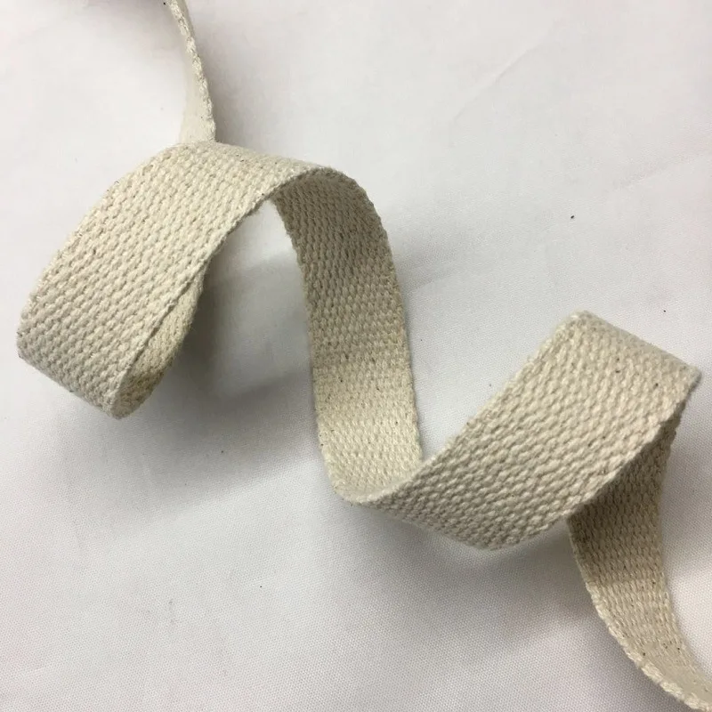 1.8mm thickness natural cotton color 100% cotton webbing,eco-friendly cotton tapes