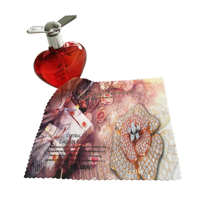 
Fashion microfiber gemstone jewelry polishing cloth 