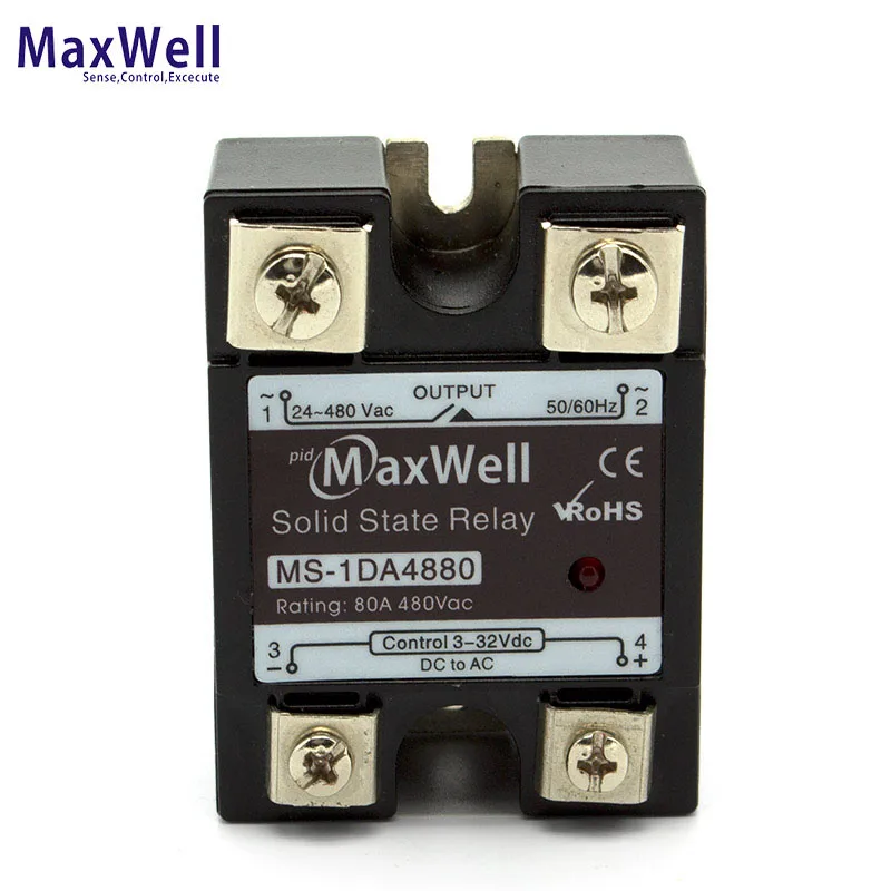 MaxWell MS-1DA4880 dc control ac твердотельное реле 80