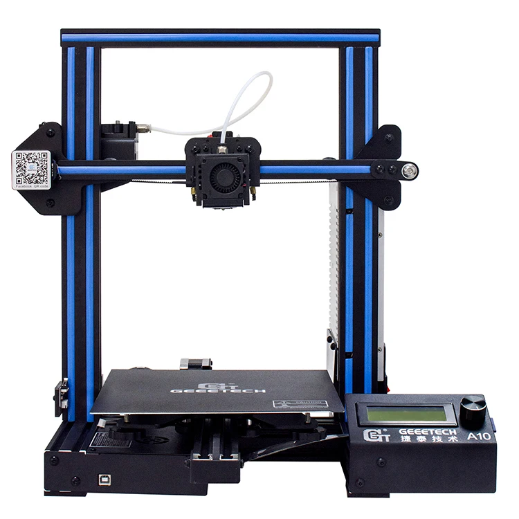 Geeetech  impressora 3d A10 aluminum 3d metal printer 2004LCD Mage 2560 Control Board in digital printer 3d printer