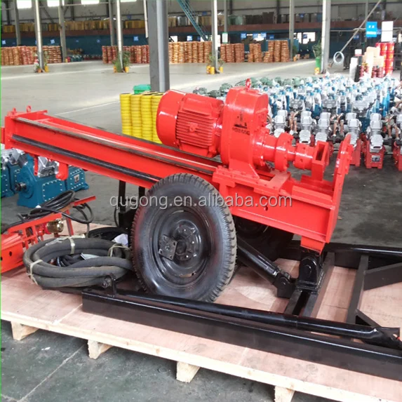 Small Deep Electric & Pneumatic down the hole hammer drill rig/bore pile drilling machine