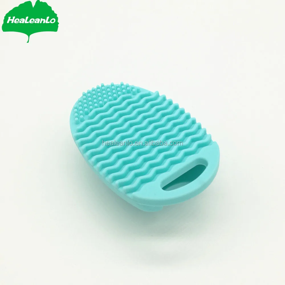 HeaLeanLo Wholesale NEW Product Silicone it makeup brush egg cleaning glove dupe machine