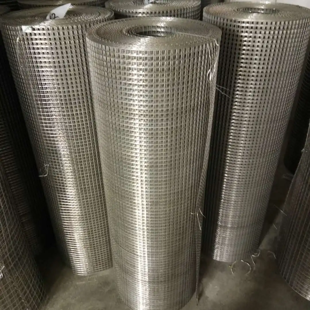 Сварная проволочная сетка из нержавеющей стали Ss316, защитная сетка, серебристая, зеленая, красная, точечная сварка, 1/2 дюйма, Huanhang 0,5-8 мм 1-2 м