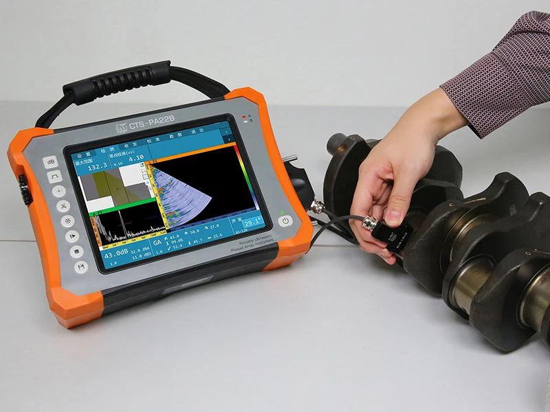 CTS-PA22B 3D Simulation Phased Array Ultrasonic Flaw Detector for metal weld testing