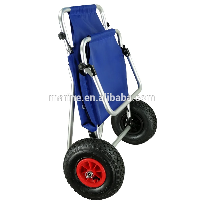 convertible rolling aluminum fishing trolley cart fish cart caddy beach trolley chair for camping