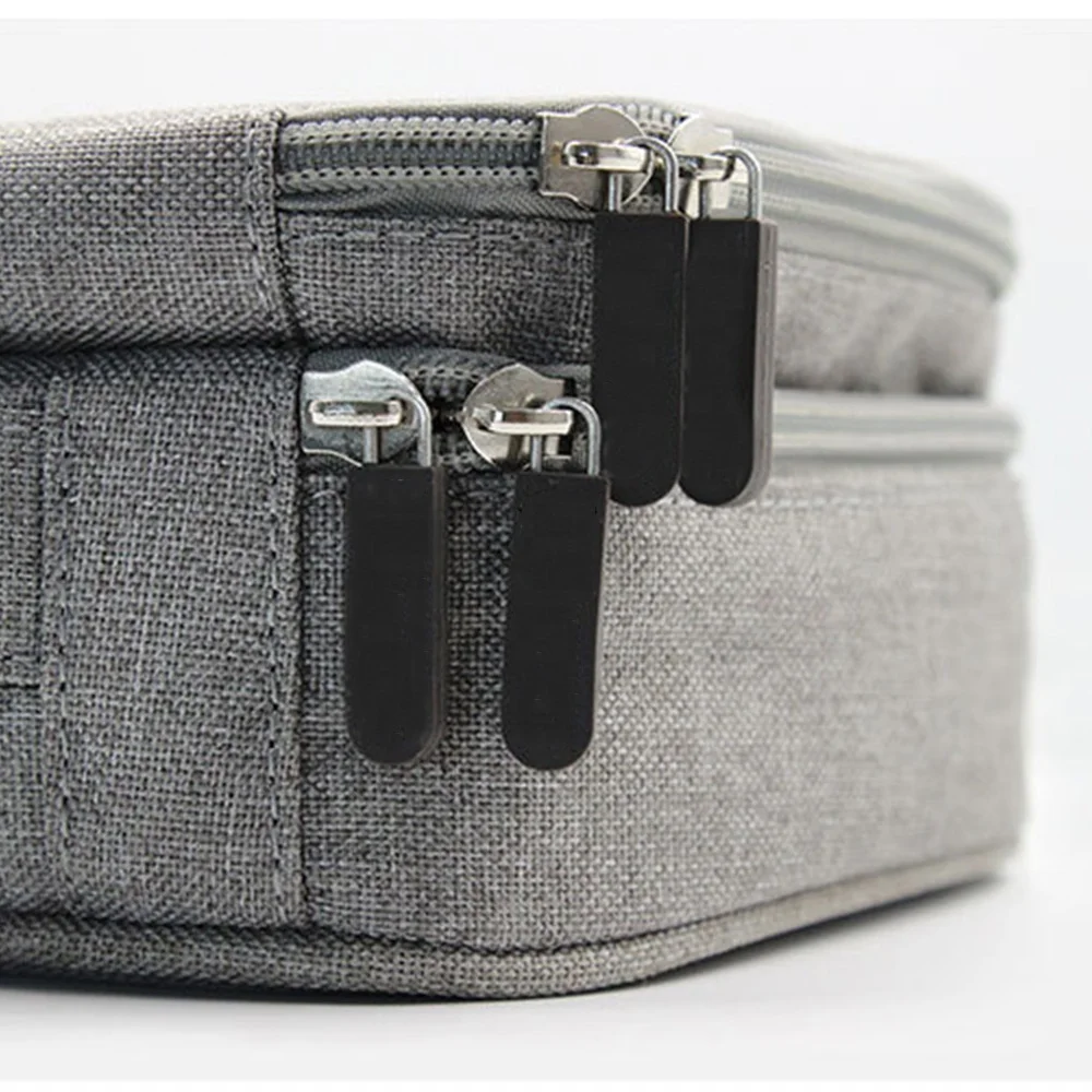 Portable Travel Electronic Accessories Cable Organizer Bag For USB Data Earphone Charger Kit