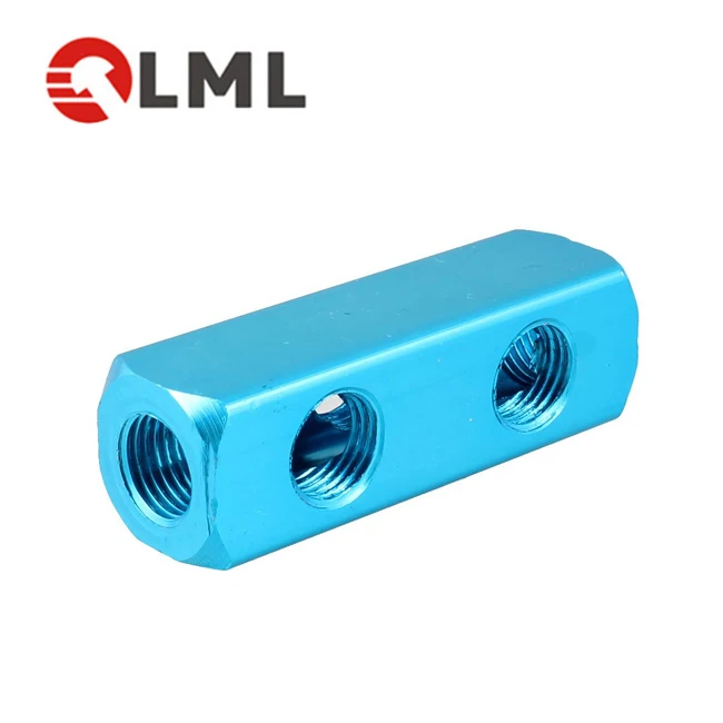 CNC Milling Machining Precision Metal Stainless Steel Aluminum Hydraulic Valve Manifold Block