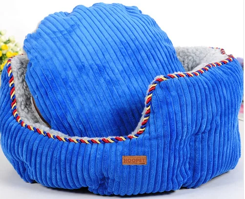 
Dog& Cat House Bed Thick and Solid Warm Resistance to Bite High Qulity S M L red bule brown 