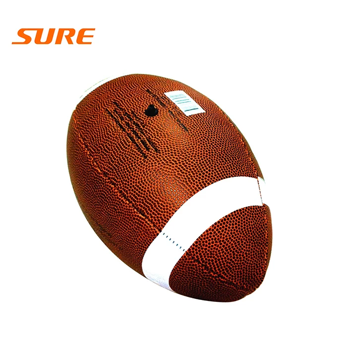 Кожаный Профессиональный регби Размер 9 Американский футбол с логотипом на заказ