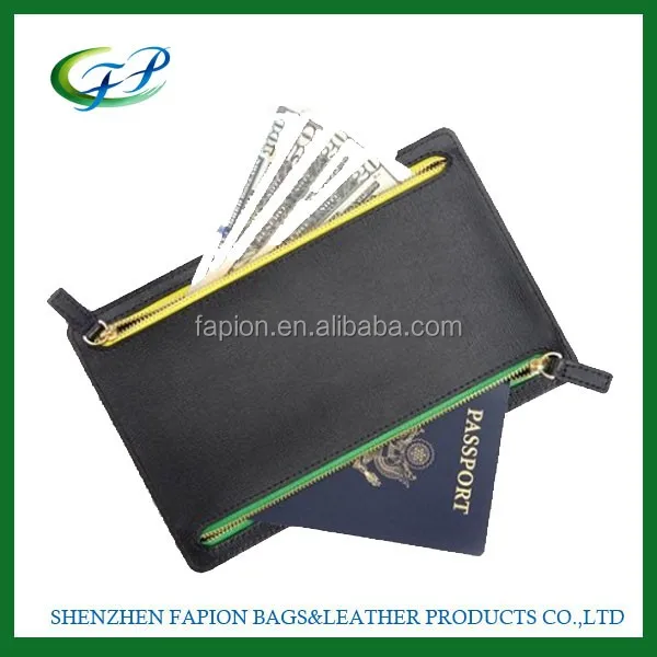 
RFID Blocking travel document organizer wallet 