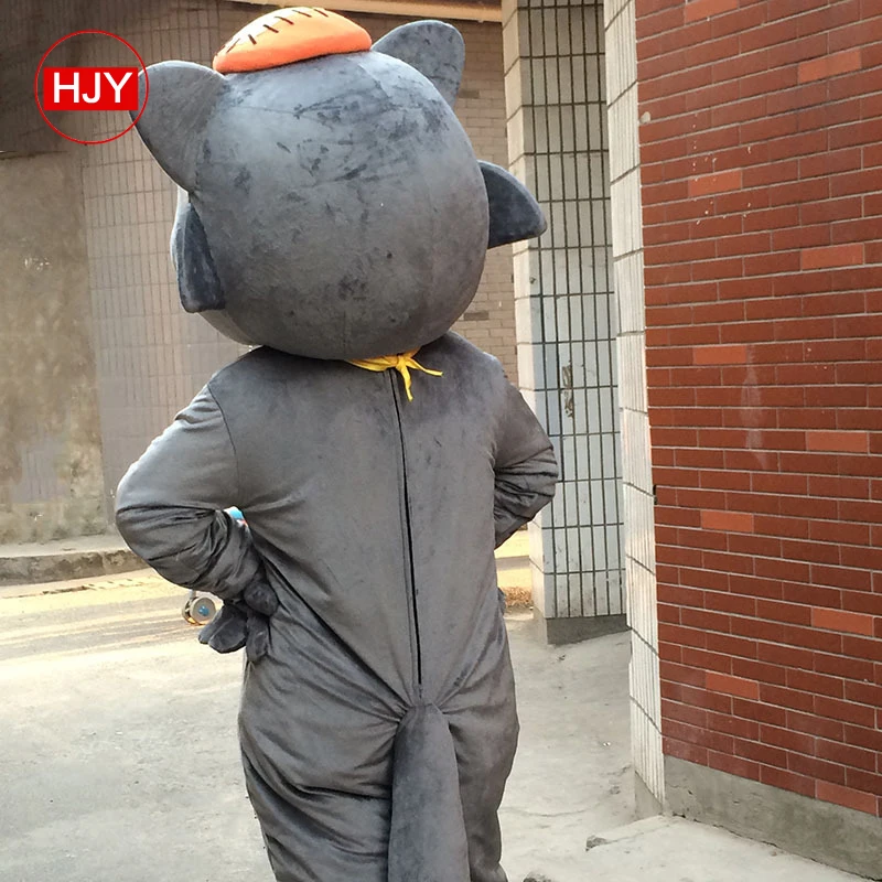 cheap custom sport muscle wolf costume for party use