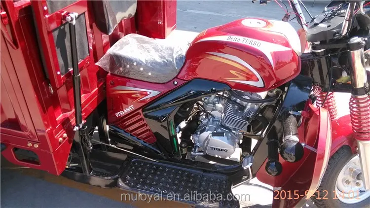 dump semi trailer small dumper open type gasoline cargo tricycle