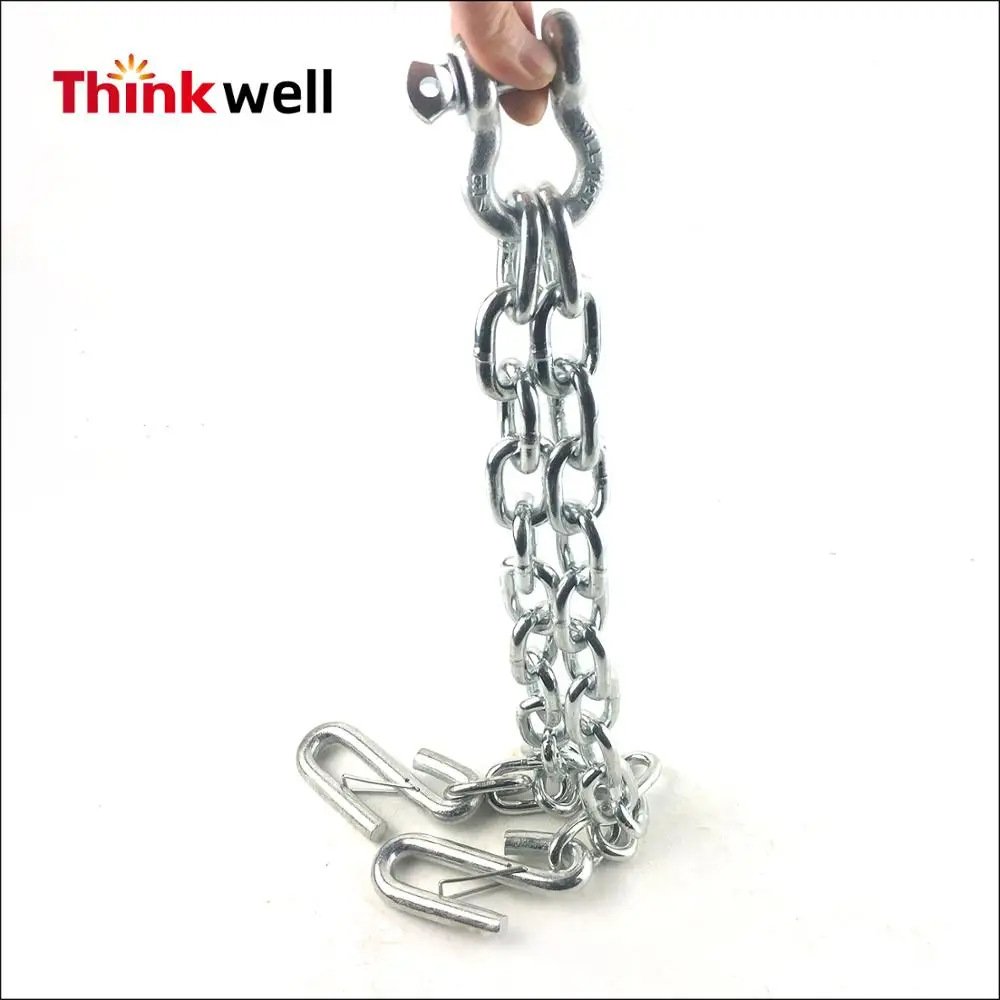 Factory Price Carbon Steel Galvanized G30 Lashing Chain with S Hook