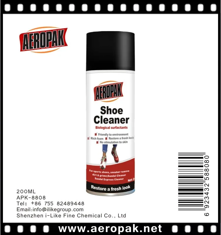 Aeropak sneaker cleaner foam spray for shoes clean
