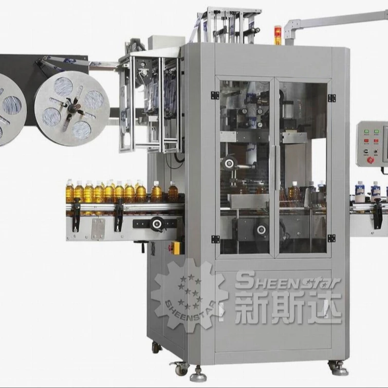 Automatic PET / Plastic / Water Bottle Shrink Sleeve Label Machinery