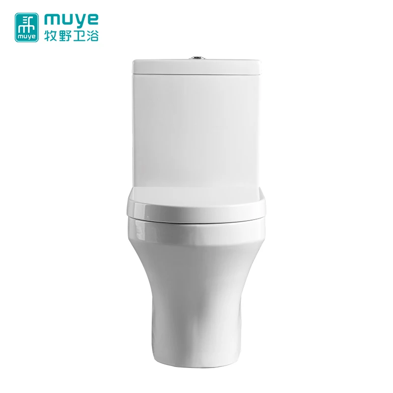 China Supplier High Efficient Round Two Piece Dual-Flush Ceramic Toliet