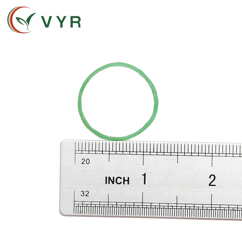 Home And Agricultural Custom Elastic 0.9 Inch Green Daily Custom Rubber Band