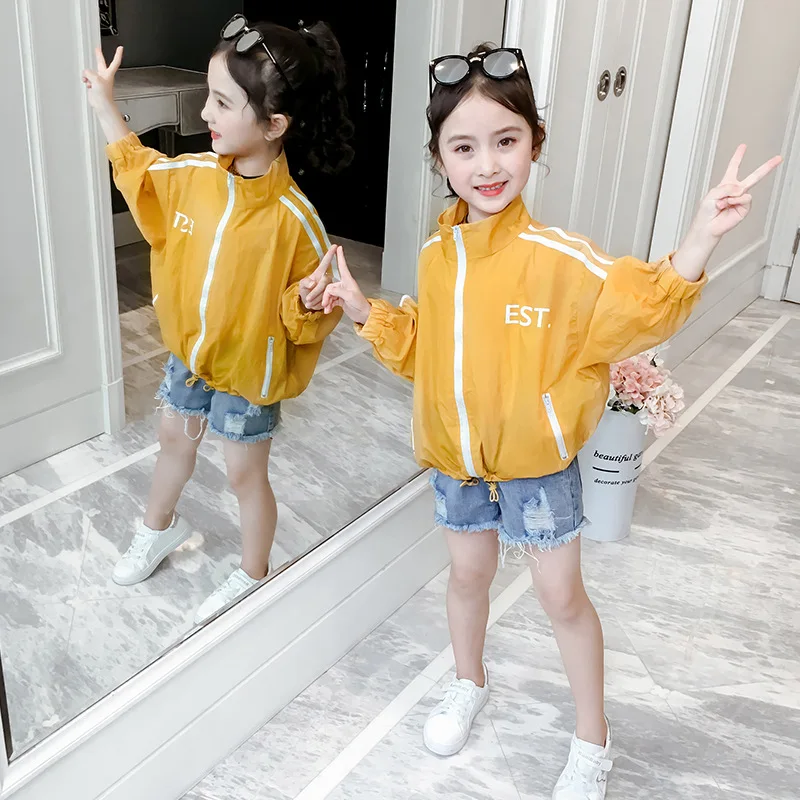 
S14177A Summer girl new arrival sunscreen fresh girl coat 