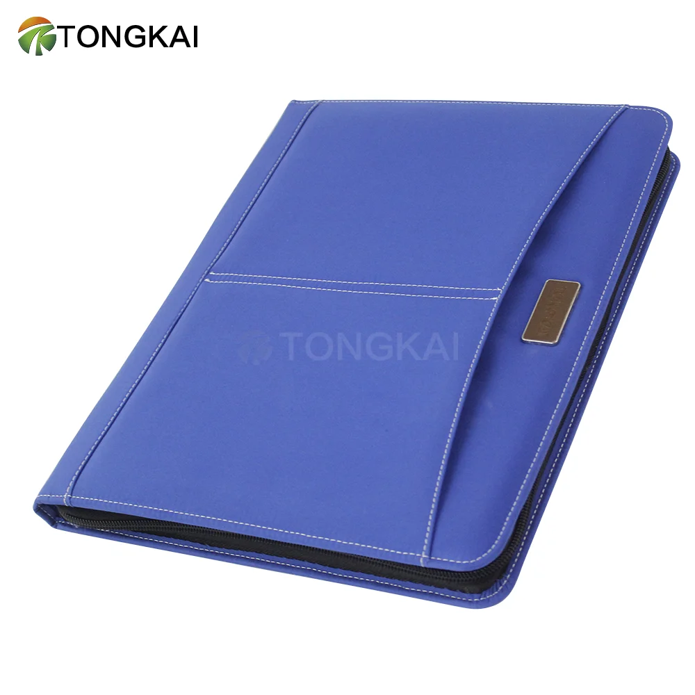 Briefcase a3 size file folder desktop folder organizer padfolio with notepad
