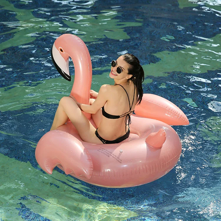factory hot sale water toys Small size inflatable pool floats flamingo for adults