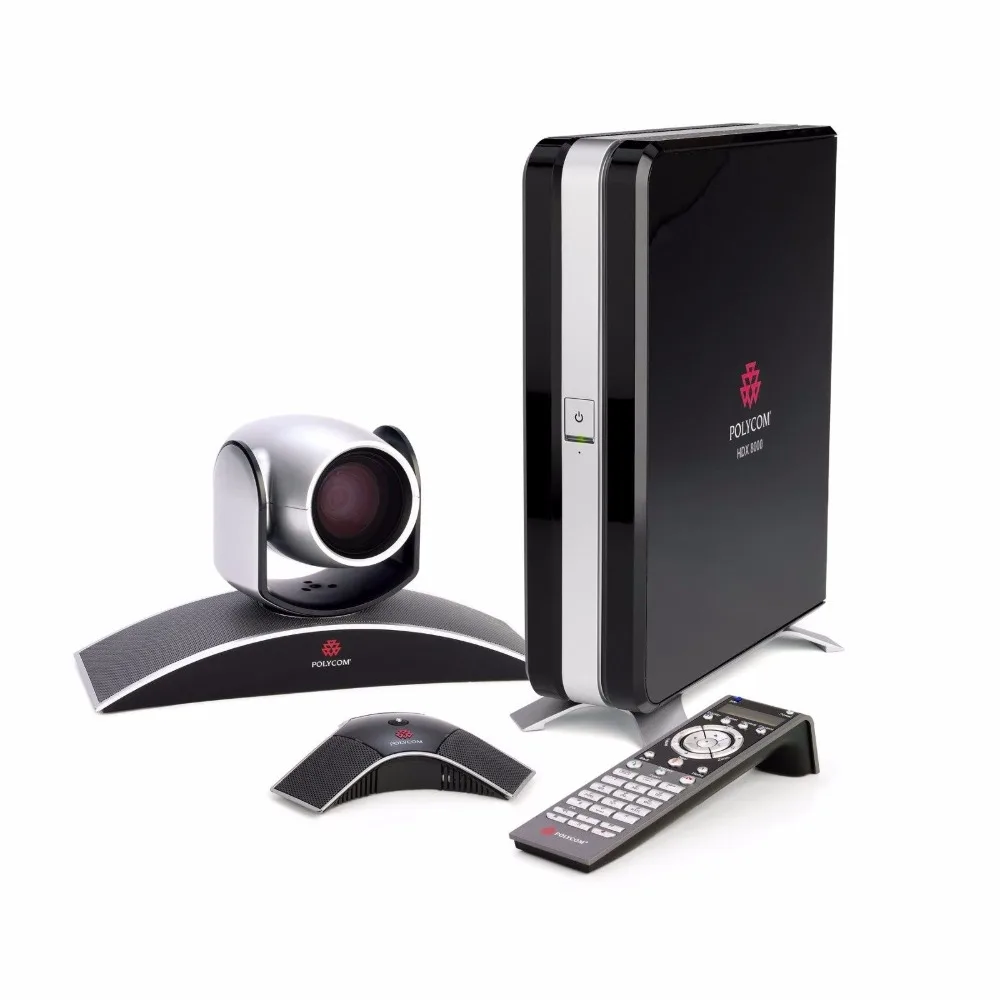 Оригинальный герметичный кодек Premier Polycom HDX 7000 1080p, системы видеоконференций, сетевое оборудование