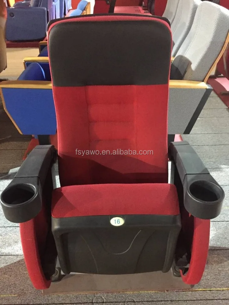 2017 Vip tip-up comfortable 5d recliner seat theater cinema hall chair dimensions (YA-19C)