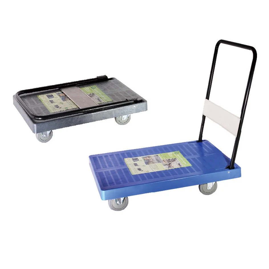 Складная пластиковая тележка для хранения