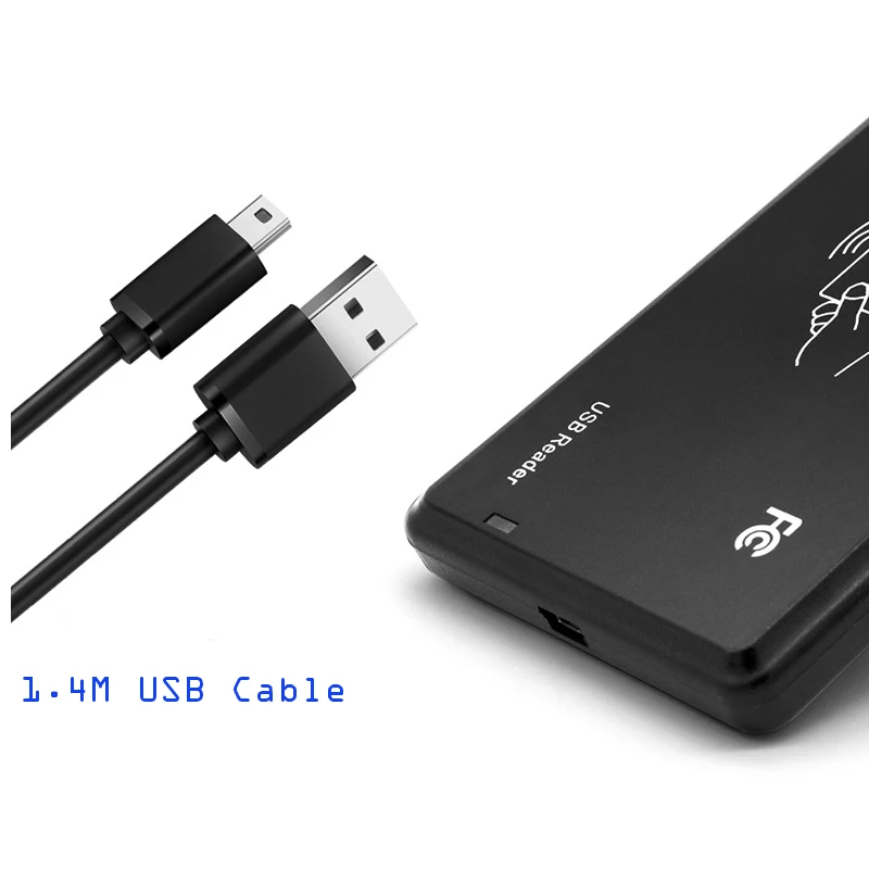  R20C 13 56 МГц большой радиус действия USB интерфейс Настольный RFID считыватель nfc карт IC