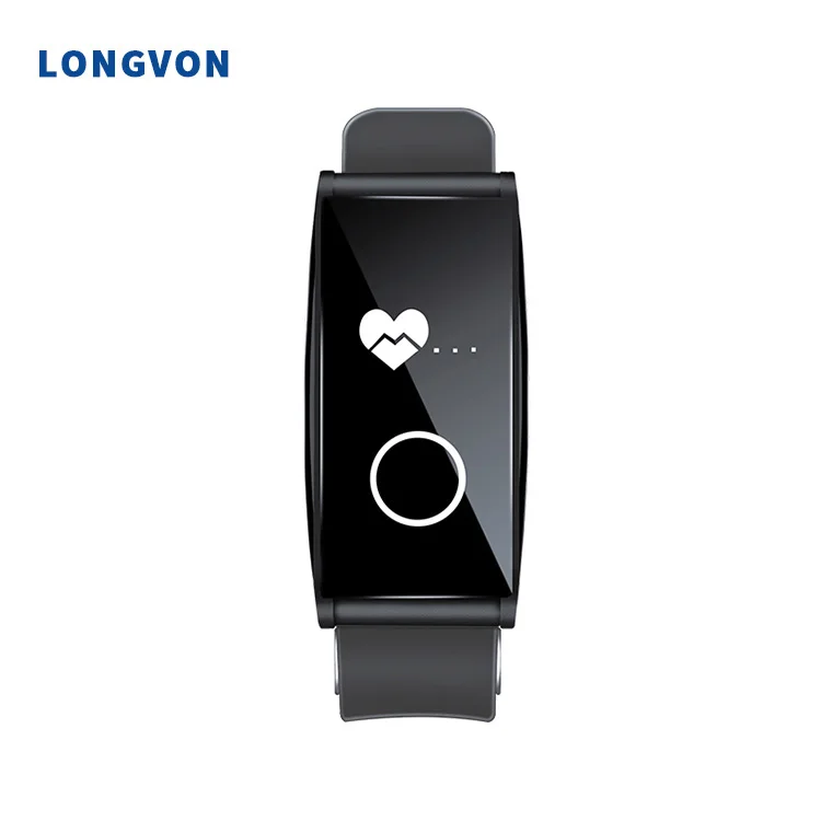 2020 Longvon NFC smart watch Blood Pressure fitness tracker heart rate Monitor Lora smart Bracelet 13.56mhz Intelligent wrist