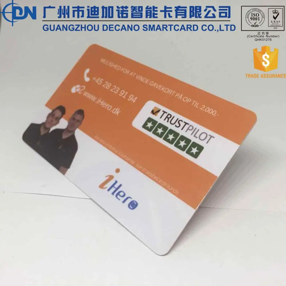 
Plastic lottery scratch card 