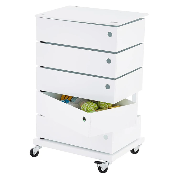 Large Multifunction 5-Bin Storage Tower