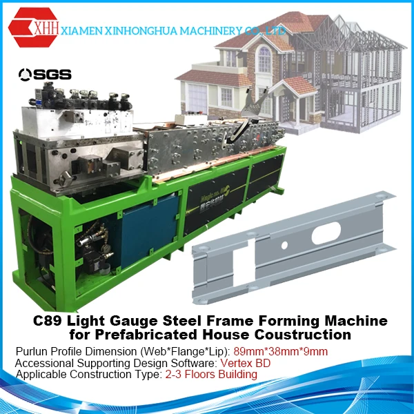 Hight Precision C Purlin Roll Forming Machine for LGSF