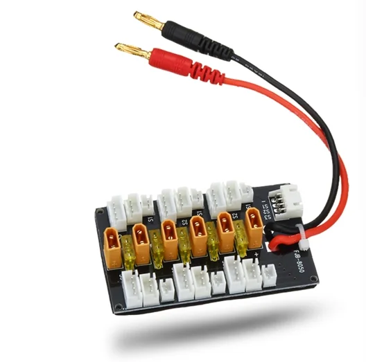 Плата адаптера для параллельной зарядки аккумулятора XT30 LiPo