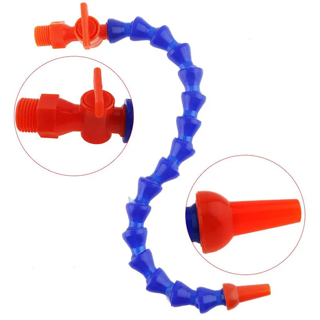 Plastic Cooling Tube with Switch for CNC Machine, machine coolant hose
