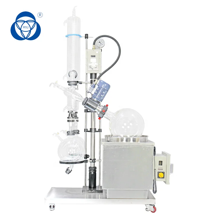 2l rotavapor industrial rotary evaporator vacuum condenser evaporator