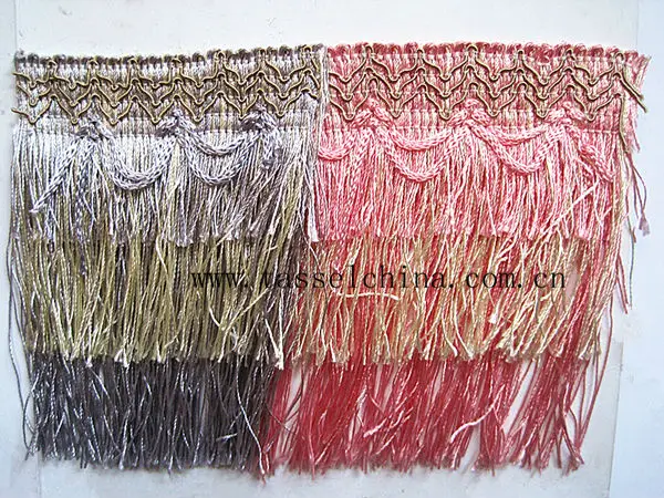 Beautiful Long Fringe Trim For Curtain, Rug, Furniture