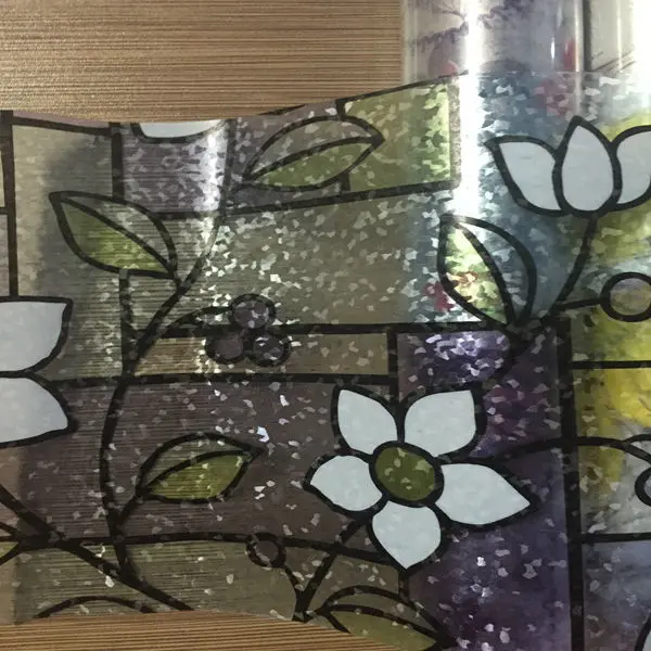 
bright pvc 3d cold laminating films colorful 