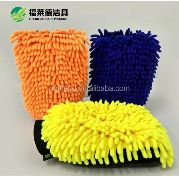 
Factory manufacturer chenille microfiber car washing mitt 