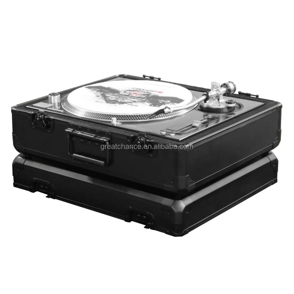 Black Krom Series K1200BL Technics 1200 Style Turntable Carrying Case(XY-920)