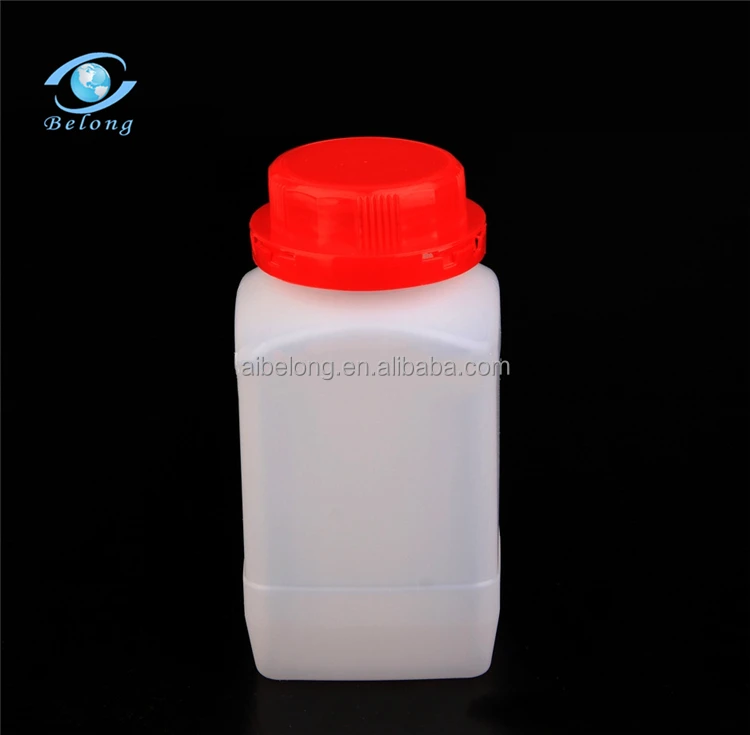 IBELONG Wholesale laboratory HDPE clear Plastic narrow mouth Square reagent bottle with tamper evident cap supplier